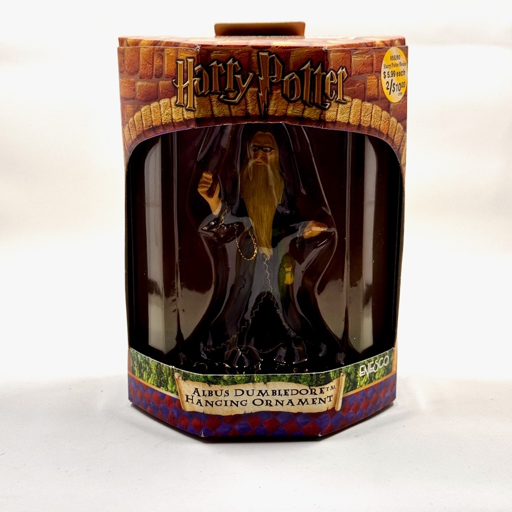 Vintage ENESCO  2000's Harry Potter Hanging Chrismtas Ornament -ALBUS DUMBLEDORE
